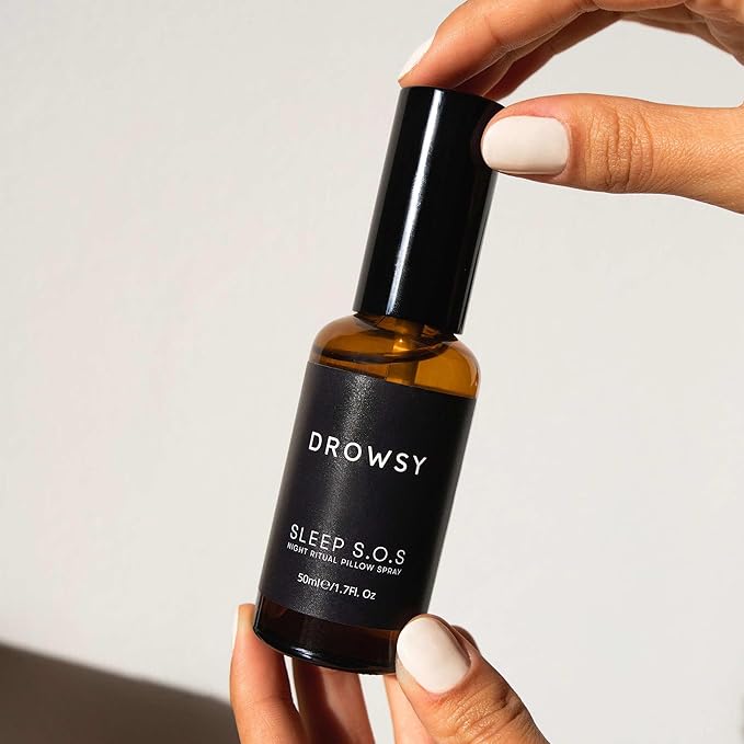 DROWSY SOS Sleep Pillow Spray - Instantly Elevate Your Sleep Experience Long Lasting &amp Effective Formula 6 Month Supply - Natural Vegan Ingredients 50ml / 1.7 Fl. Oz