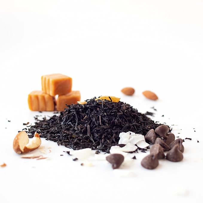 Organic Positively Tea Company Choco Coco Joy Black Tea Loose Leaf 16 Ounce
