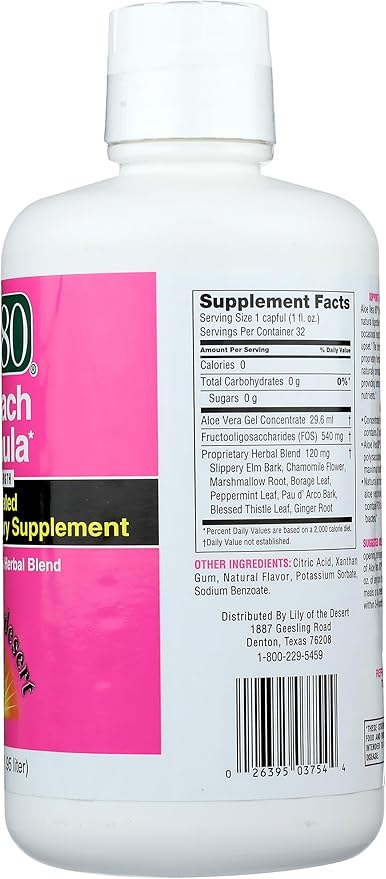 Aloe 80 Organics Stomach Formula 32 Ounce
