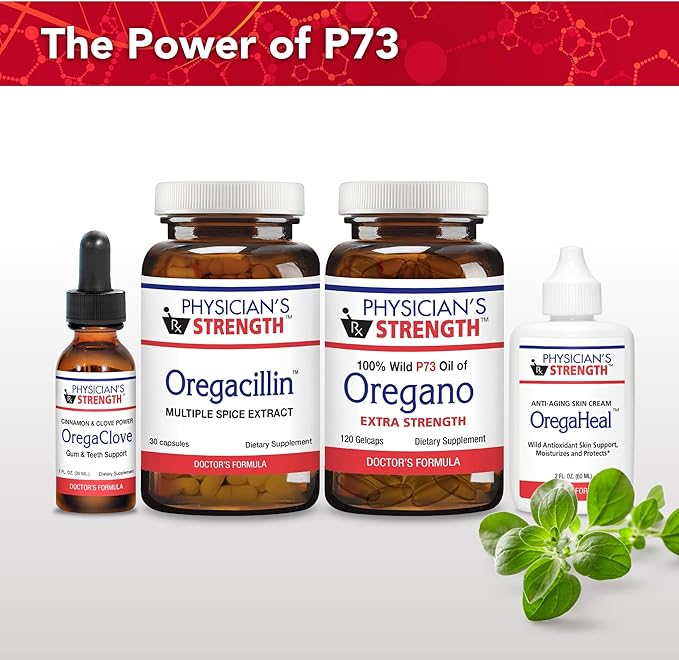 Physician's Strength Oregacillin - 30 Capsules - Multiple Spice Extract - Respiratory Health Support - 30 Servings