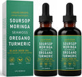 Soursop Bitters Liquid Drops with Sea Moss Moringa Turmeric Oil Black Seed Oil Oregano for Overall Health Joint Support (1)