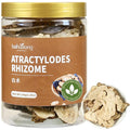Baihuatang Natural Atractylodes Rhizome Root for Tea 白术 Bai Zhu5.29/150g Premium Cut Slices Sulfur Free Large head 特级白术 大片