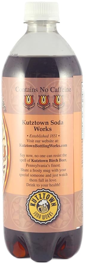 AmishTastes Birch Beer Kutztown Nix Besser PA Dutch Style 24 Oz. (Pack of 12)