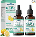 2 Pack GLP-1 Supplement Liquid Drops 10-in-1 Formula with Berberine Ceylon Cinnamon Prebiotic Fiber &amp Green Tea Extract | Supports Healthy Metabolism Digestive &amp Gut Health丨Vegan Non-GMO