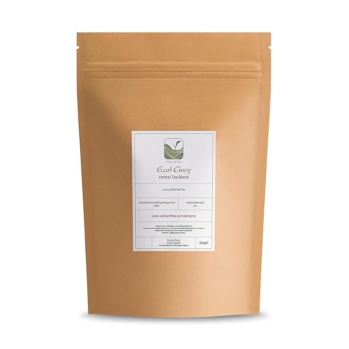 Earl Grey Bergamot Black Tea - Premium Breakfast Tea With Real Bergamot Oil 200g