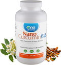 One Planet Nutrition Nano Curcumin Plus 500 mg Veggie Capsules (120 Servings) Nano Curcumin with Boswellia for High Absorption Supports Joint &amp Immune Health Non-GMO Vegan Gluten-Free