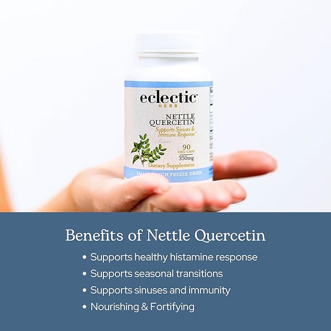Eclectic Herb - Nettle Quercetin Capsules | Non-GMO Vegan | 90 CT