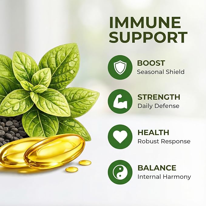Snovera Oil of Oregano 2 in 1 Organic Oil of Oregano with Black Seed Oil for Immune Digestive Support Gut Comfort 6000mg Per Serving Plant Based Non-GMO 300 Softgels