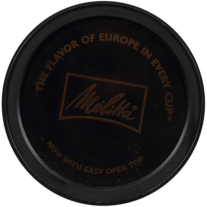 Melitta European Roast Coffee Extra Dark Roast Extra Fine Grind 10.5 Ounce can (Pack of 6)