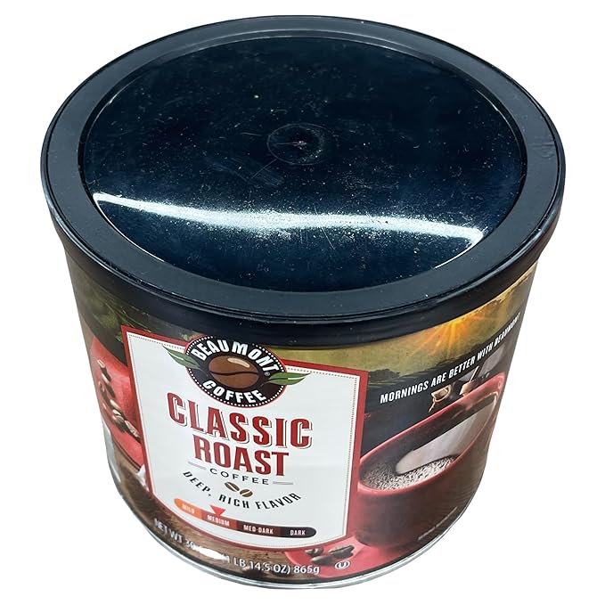 Classic Roast Coffee Medium Roast Deep Rich Flavor 30.5 oz
