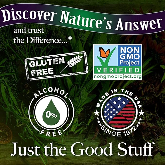 Nature's Answer Sambucus Mega Gummies | 7x More Elderberry Concentration | Alcohol-Free Gluten-Free Gelatin-Free Vegan Non-GMO &amp No Preservatives | 30ct Gummies