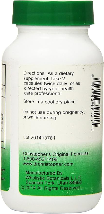 Christopher's Original Formulas Female Reproductive Formula – 100 Vegetarian Capsules – Herbal Blend for Women - Pack of 3