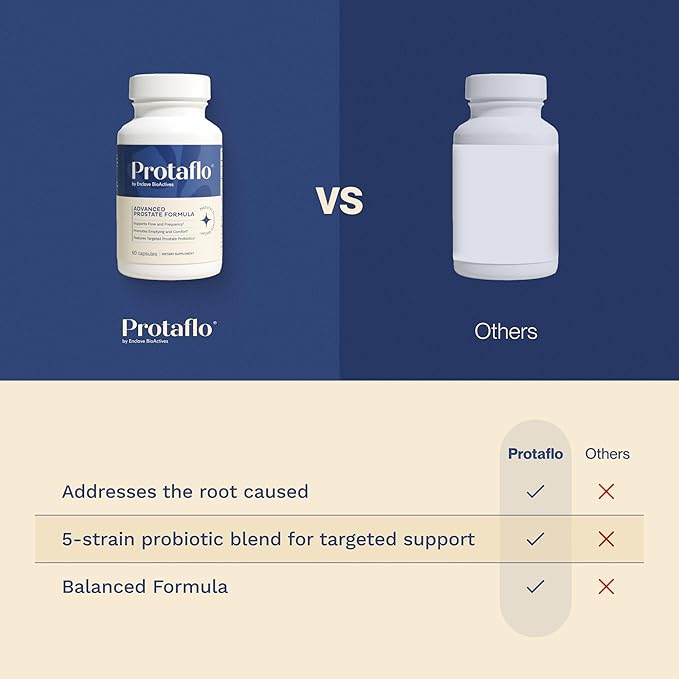 Prostate Supplements for Men 2 Pack - Supports Urinary Flow &amp Bladder Control | Probiotics + Black Walnut Nettle Turmeric Lycopene Pumpkin Seed Vitamin D3 &amp K2 Zinc + Selenium 60 Caps
