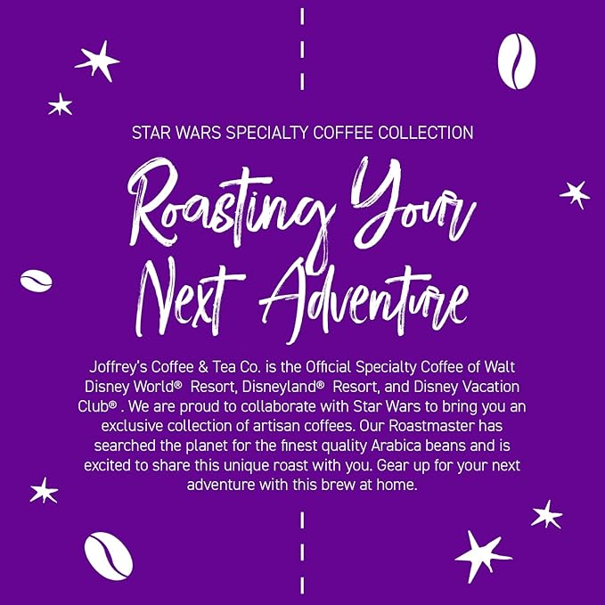 Joffrey's Coffee - STAR WARS™ Dark Side Trio Coffee Collection STAR WARS Licensed Collection Artisan Dark Roast Bold &amp Smooth Taste Brew or French Press (Ground 3-pack)