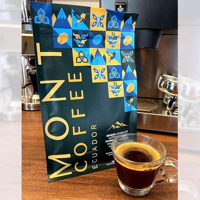 Mont Coffee - Pichincha Region | Latitude 0.0'00 | Specialty Single Origin Ecuadorian Arabica Coffee | Deluxe | Fresh Roast | Sourced Directly from Our Farms