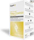 Organixx Clean Sourced Yerba Complex Yerba Mate Superblend Powder Drink Mix With Ashwagandha Natural Caffeine Pre &amp Probiotics &amp Fiber Dairy and Gluten Free Lemon Ginger 15 Travel Packe