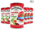 Dei Fratelli Vegetable 100% Juice Not from Concentrate 46oz (6 pack)