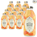 Harney &amp Sons Organic Orange Mango Juice Drink Glass Bottles 16 Fl Oz (Pack of 12)