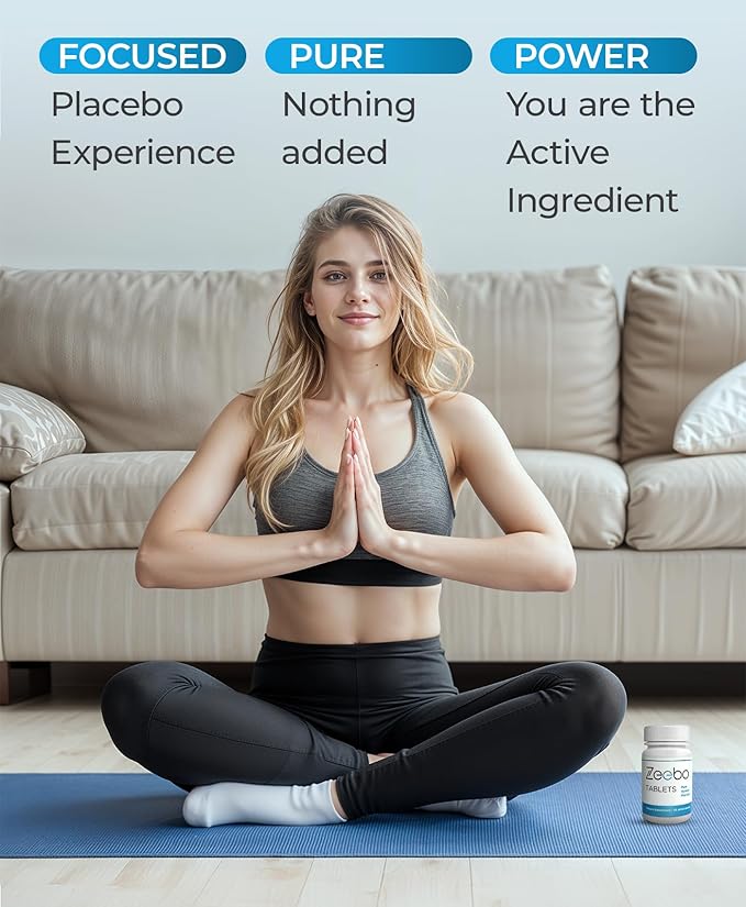 Zeebo Placebo Pills - Choose Tablet or Capsule Form (Tablets)