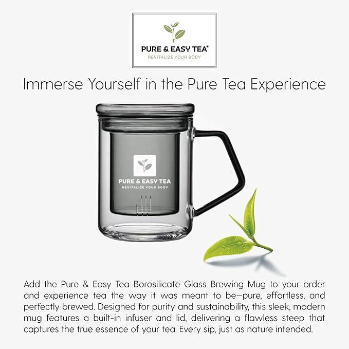 Pure And Easy Tea Nighttime Nirvana Caffeine-Free Herbal Sleep &amp Relaxation Tea Loose Leaf Blend with Chamomile Lavender &amp Lemon Balm Premium Wellness Tea (100g)