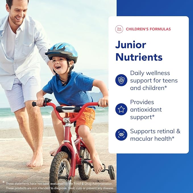 Pure Encapsulations Junior Nutrients - Kids &amp Teens Multivitamin - Without Iron - with Calcium Vitamin D3 &amp Vitamin C - Non-GMO &amp Vegetarian - 120 Capsules