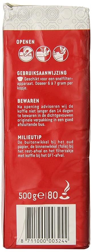 Douwe Egberts Aroma Rood Ground Coffee 17.64 Ounce Pack of 2