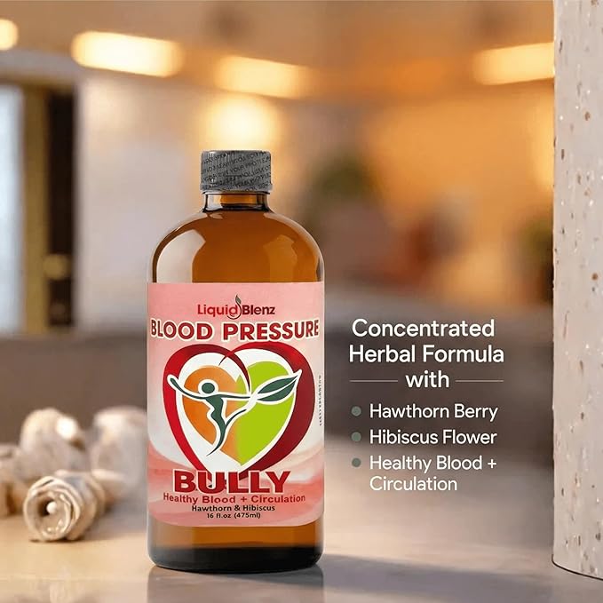 Blood Pressure Bully | Herbal Supplement for Healthy Blood Pressure &amp Circulation Support | 16 fl oz