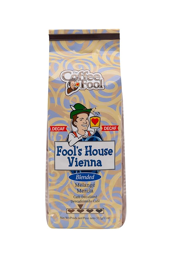 Coffee Fool's Decaf House Vienna 11oz - Very Fine Grind