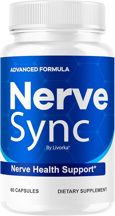 Nerve Sync Capsules - Official NerveSync Advanced Nerve Health Supplement Pills - Maximum Strenght Natural Nerve Sync for Wellness &amp Health Support Pills Reviews 60 Capsules for 1 Month
