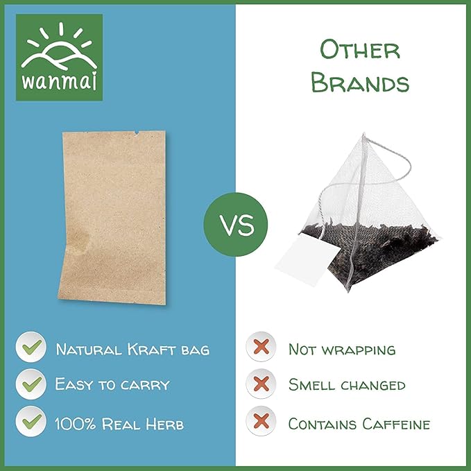 Galangal Tea Bags 30-Count Natural Sugar Free Drink Supports Vegan and Ketogenic Diets No Caffeine or Harsh Additives 100% Real Herb in Kraft Steeping Bag