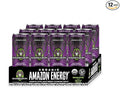 Sambazon Organic Amazon Energy Drink Jungle Love Acai Berry and Passionfruit 12 Fl Oz (Pack of 12)