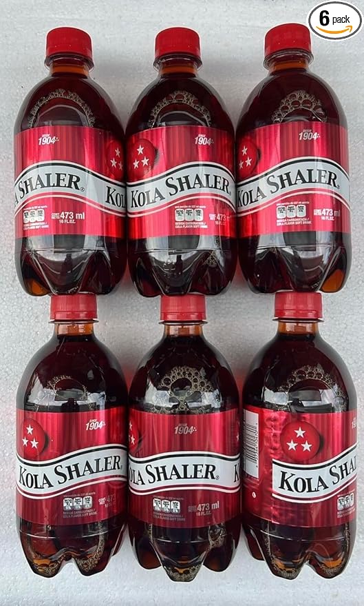 Kola Shaler Soft Drink 473ml (16 FL OZ) Pack of 6 Since 1904