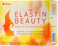 Umeken Elastin Beauty Powder Supplement with Collagen Peptides Hyaluronic Acid Vitamin C and Mangosteen Fruit Women’s Health and Wellness 1 Month Supply 60 Packets