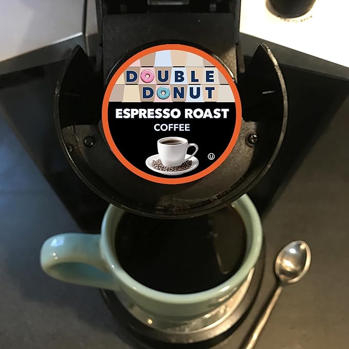 Espresso Coffee Pods (80 Pack) Dark Espresso Roast Coffee Single-Serve Pods for Keurig K Cup Brewer Machines