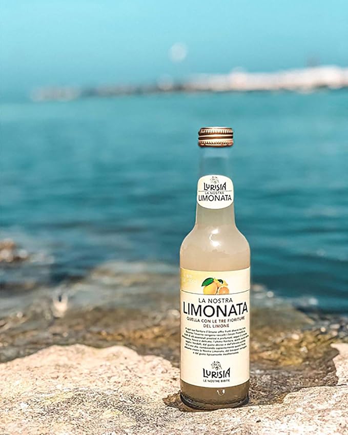 Lurisia La Nostra Limonata Carbonated Lemon Beverage - 9.3 oz (12 Glass Bottles)