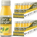 Greenhouse Juice Organic Fiery Ginger Wellness Shots 24-Count 60ml Glass Bottles | Vegan &amp Gluten-Free