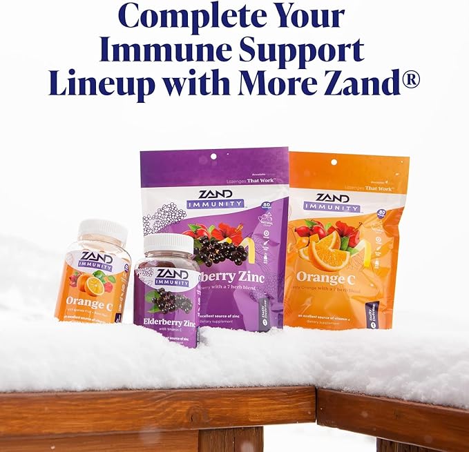ZAND HERBALS Insure Herbal Liquid Blend - 17 Wellness Ingredients - w/Echinacea Elderberry Ginger Sage Peppermint and More - Gluten Free Vegan Non-GMO 60-Day Guarantee 147 Servings 4 FL OZ