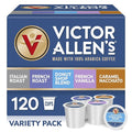 Victor Allen's Coffee Variety Pack 120 Count Single Serve Coffee Pods for Keurig K-Cup Brewers