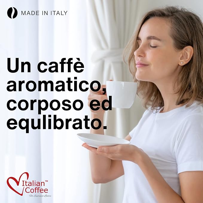 ITALIAN COFFEE FOR ESPRESSO LOVERS Italian Coffee capsules compatible with RIVO machines (Vigoroso 50 Count (Pack of 1))