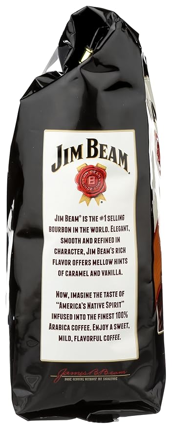 Jim Beam Spiced Honey Bourbon Flavored Ground Coffee 2 bags (12 oz ea.)