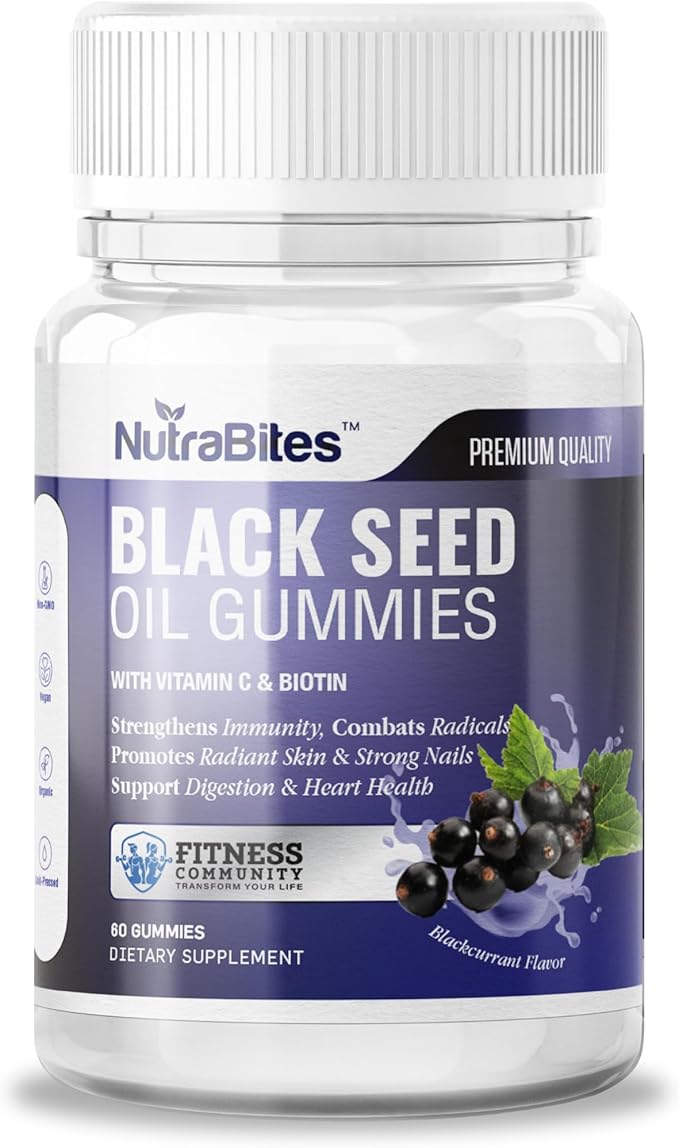 Digestive Health Wellness Pack - Probiotic Apple Cider Vinegar Super Greens and Black Seed Oil Gummies - Supports Digestion Gut Health &amp Metabolism - 4-Pack for Daily Comfort