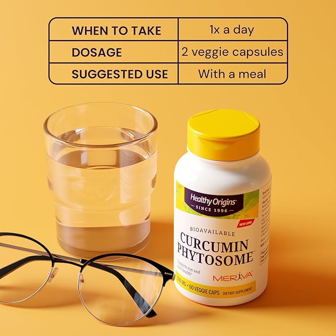 Healthy Origins Curcumin Phytosome (Featuring Meriva SF) 500 mg 60 Veggie Caps