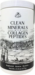 Mt. Capra Clean Minerals with Collagen Peptides | Whole Food Minerals from Goat Milk Whey and Grass-Fed Type I and III Collagen Peptides | 10 g Protein per Serving | Unflavored | 20 Servings - 23.8 oz