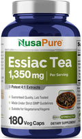 NusaPure Essiac Tea 1350 mg 180 Veggie Caps (Vegetarian Non-GMO)