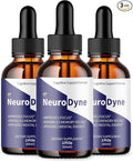(3 Pack) Neurodyne Drops Official Neuro Dyne Liquid Drops with All Natural Ingredients Advanced Neurodyne Joint Health &amp Nerve Support Supplement with Premium Vitamins for Women &amp Men (90 Se