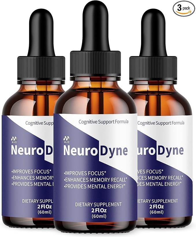 (3 Pack) Neurodyne Drops Official Neuro Dyne Liquid Drops with All Natural Ingredients Advanced Neurodyne Joint Health &amp Nerve Support Supplement with Premium Vitamins for Women &amp Men (90 Se