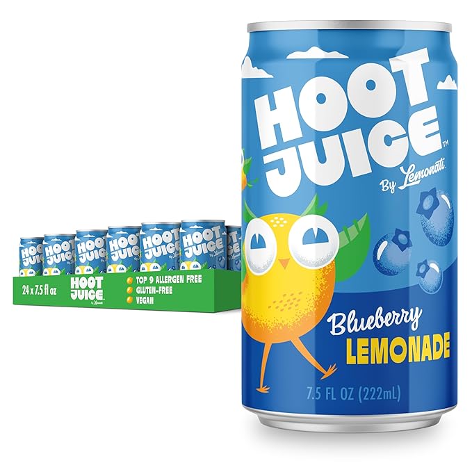 Hoot Juice Blueberry 24 Pack + Hoot Juice Kids Chair