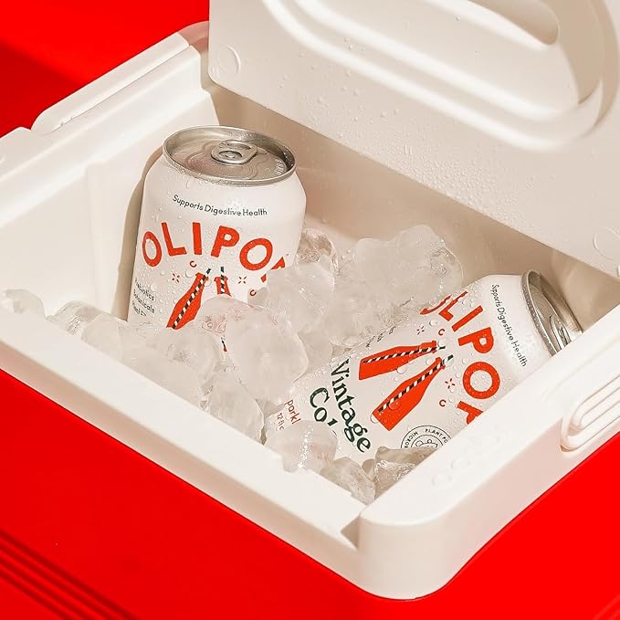 OLIPOP Prebiotic Soda Pop Vintage Cola Pantry Pack Packed with Prebiotics Fiber and Botanicals Gluten Free GMO Free 12oz (12-Cans)