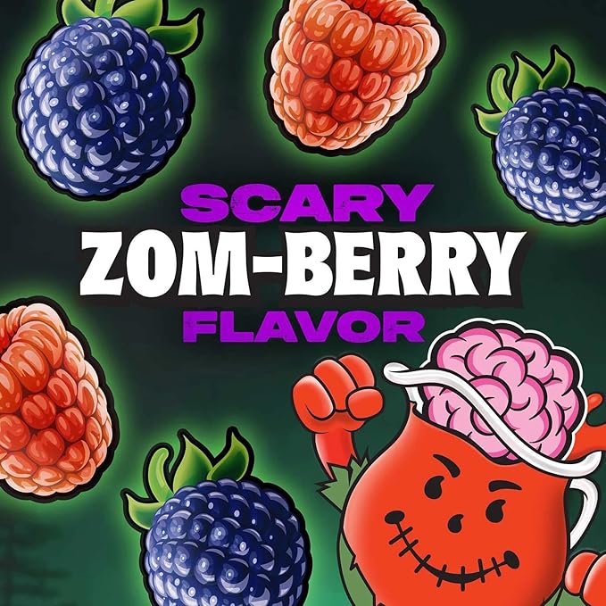 Limited Edition Ghoul Aid Artificially Flavoured Halloween Drink 6fl.oz. 40pk (Zoom-Berry)