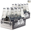 Jones Soda Co. Cream Soda Flavor | 100% Cane Sugar Soda | Craft Soda Pop | Soda Soft Drinks | 12 Oz Glass Bottle Soda (24)